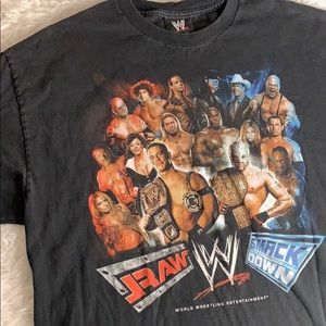 WWE | Vintage | Smackdown VS Raw T Shirt | Size XL